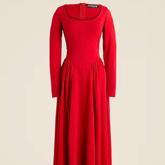 J. Crew Dresses & Skirts - J.CREW BALLET DRESS WITH CHIFFON SKIRT. SIZE: M. PERSIAN RED. ITEM # CI831.